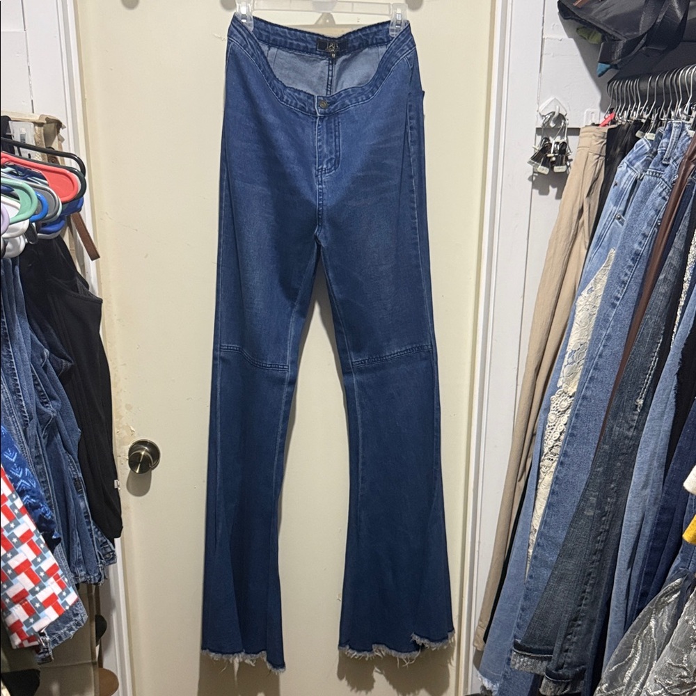 L&B Dark Blue Flare Jeans